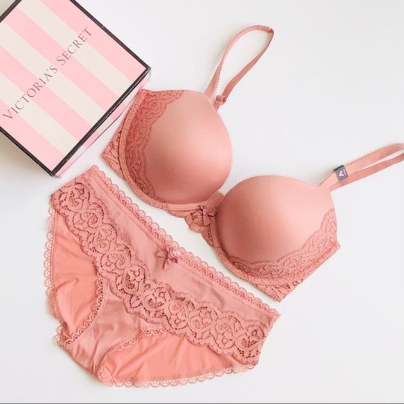 32DDD SMALL Victoria’s Secret beige bra set - Picture 1 of 7
